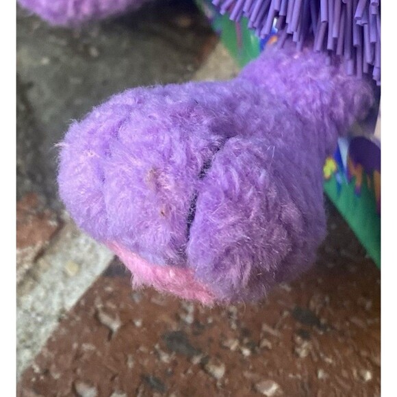1999 Purple Bunny Koosh Ball Plush Figure Toy Stuffed Animal Rabbit OddzOn - Picture 3 of 3